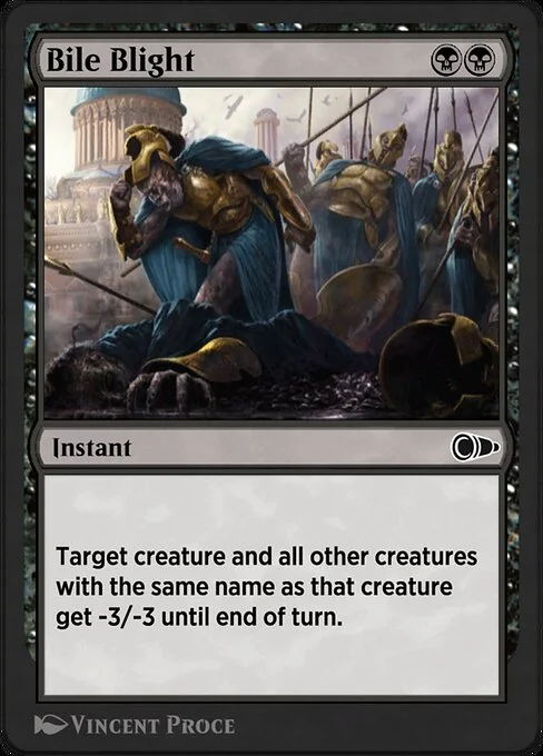 Bile Blight, carta Magic di tipo Instant illustrata da Vincent Proce