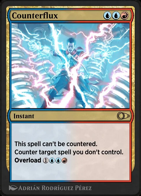 Counterflux, carta Magic di tipo Instant illustrata da Adrián Rodríguez Pérez