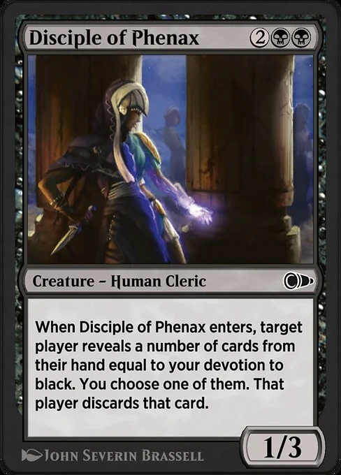 Disciple of Phenax, carta Magic di tipo Creature — Human Cleric illustrata da John Severin Brassell