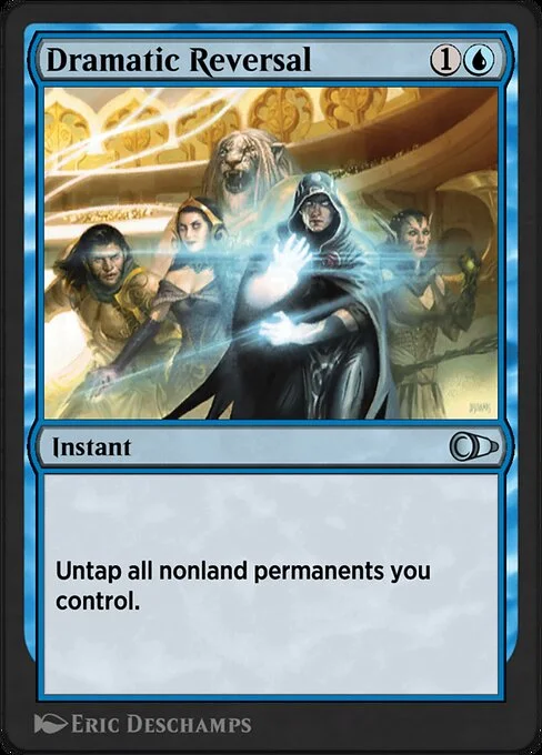 Dramatic Reversal, carta Magic di tipo Instant illustrata da Eric Deschamps