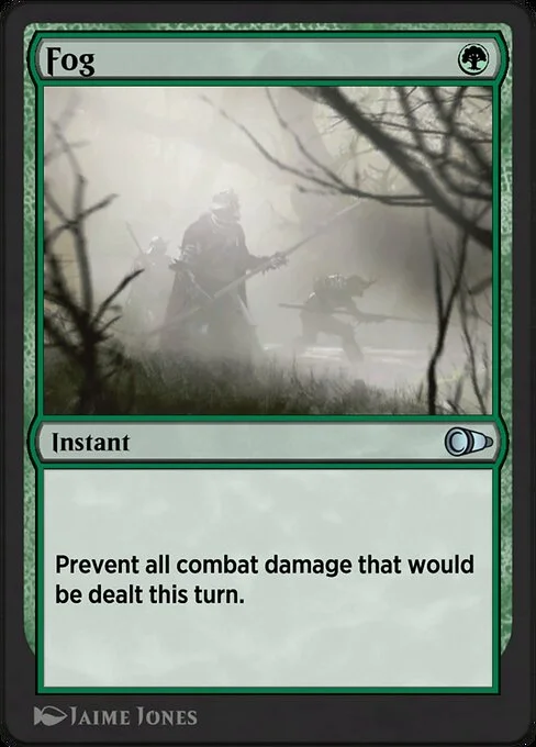Fog, carta Magic di tipo Instant illustrata da Jaime Jones