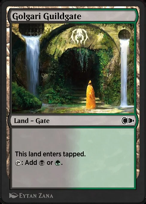 Golgari Guildgate, carta Magic di tipo Land — Gate illustrata da Eytan Zana