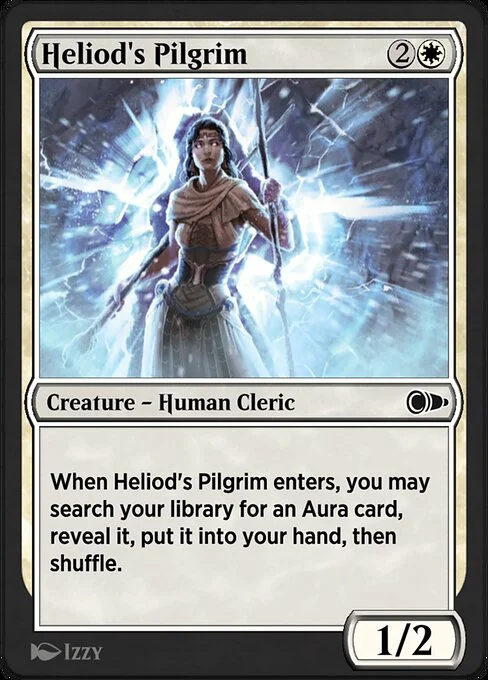 Heliod's Pilgrim, carta Magic di tipo Creature — Human Cleric illustrata da Izzy