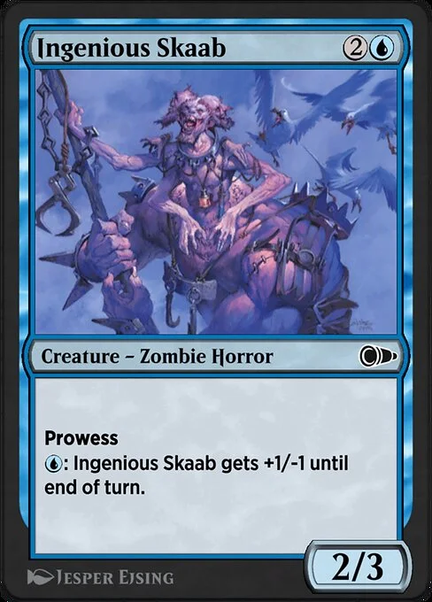 Ingenious Skaab, carta Magic di tipo Creature — Zombie Horror illustrata da Jesper Ejsing
