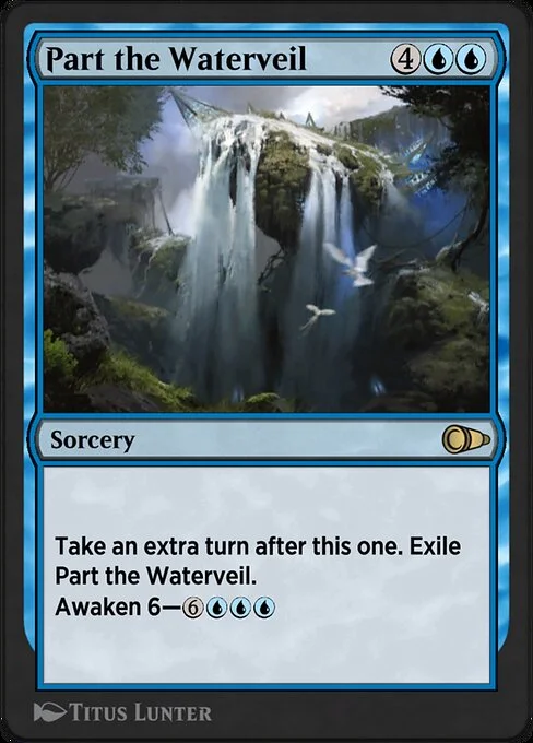 Part the Waterveil, carta Magic di tipo Sorcery illustrata da Titus Lunter
