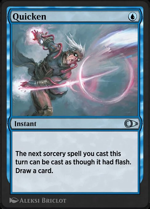 Quicken, carta Magic di tipo Instant illustrata da Aleksi Briclot