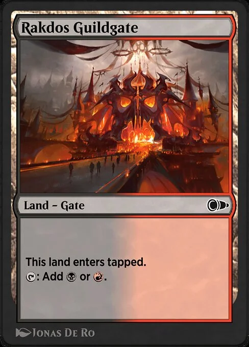 Rakdos Guildgate, carta Magic di tipo Land — Gate illustrata da Jonas De Ro