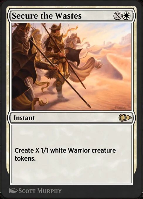 Secure the Wastes, carta Magic di tipo Instant illustrata da Scott Murphy