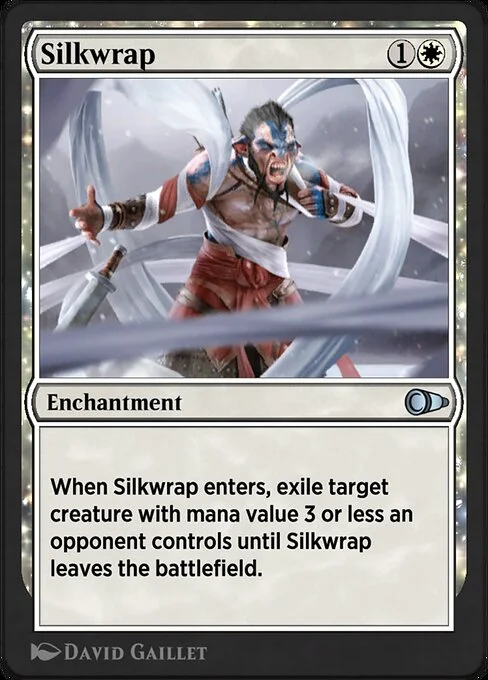 Silkwrap, carta Magic di tipo Enchantment illustrata da David Gaillet