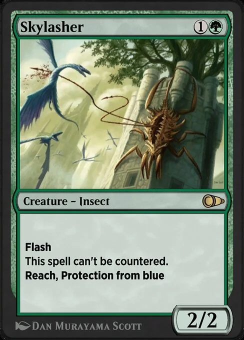 Skylasher, carta Magic di tipo Creature — Insect illustrata da Dan Murayama Scott