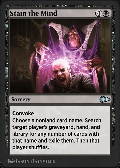 Stain the Mind, carta Magic di tipo Sorcery illustrata da Jason Rainville