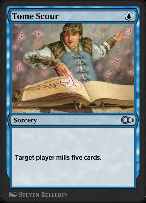 Tome Scour, carta Magic di tipo Sorcery illustrata da Steven Belledin