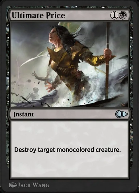 Ultimate Price, carta Magic di tipo Instant illustrata da Jack Wang