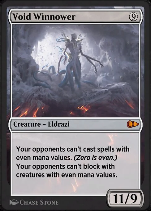 Void Winnower, carta Magic di tipo Creature — Eldrazi illustrata da Chase Stone
