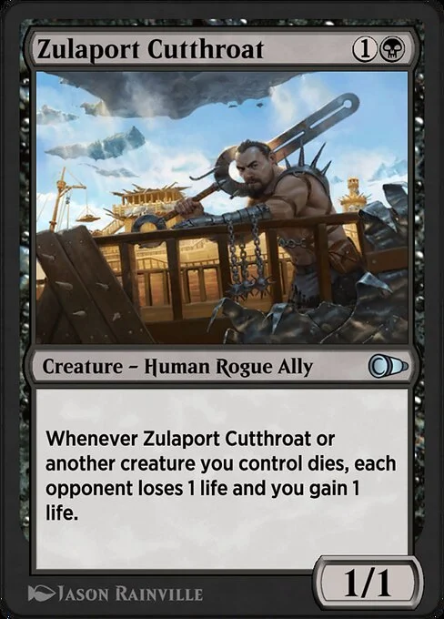 Zulaport Cutthroat, carta Magic di tipo Creature — Human Rogue Ally illustrata da Jason Rainville