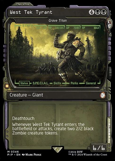 Grave Titan, carta Magic di tipo Creature — Giant illustrata da Mark Poole