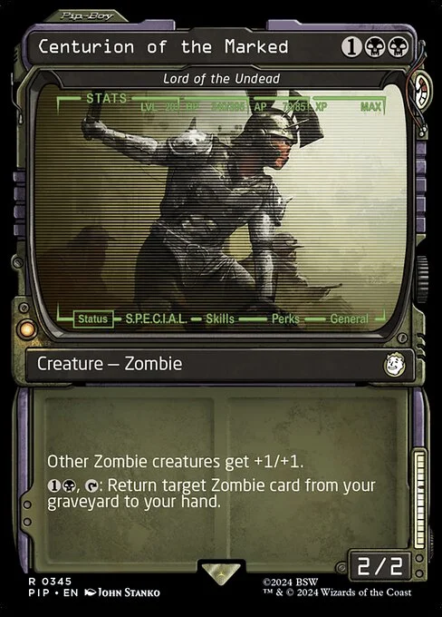 Lord of the Undead, carta Magic di tipo Creature — Zombie illustrata da John Stanko