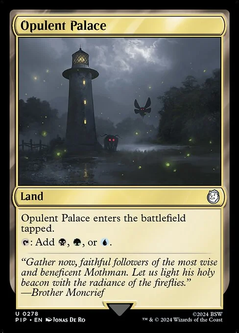 Opulent Palace, carta Magic di tipo Land illustrata da Jonas De Ro