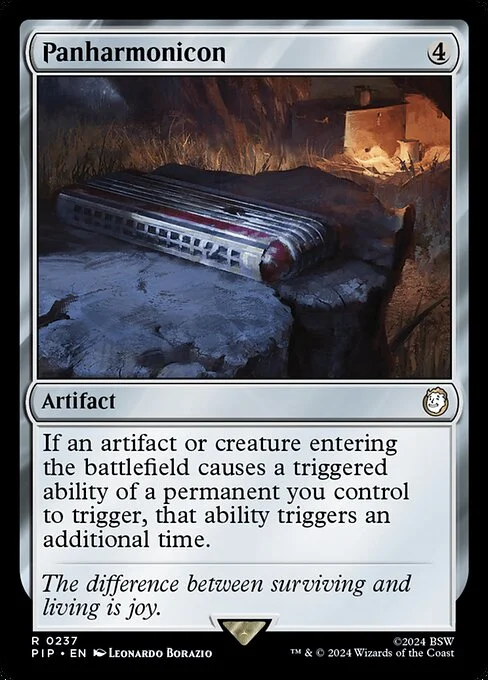 Panharmonicon, carta Magic di tipo Artifact illustrata da Leonardo Borazio