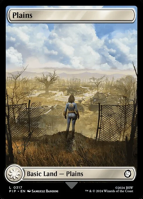 Plains, carta Magic di tipo Basic Land — Plains illustrata da Samuele Bandini