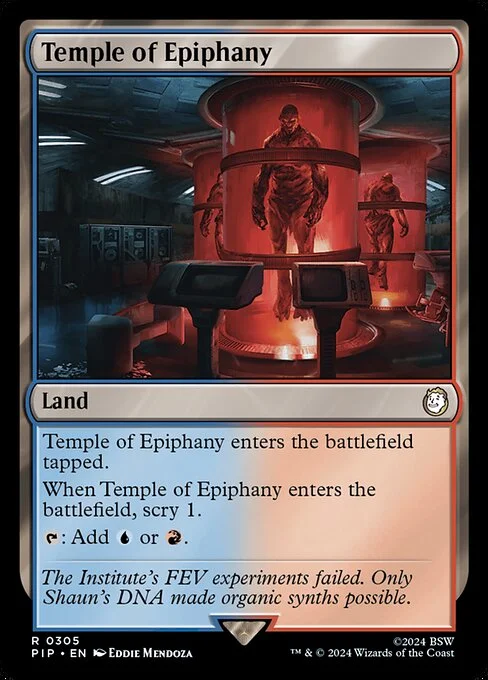 Temple of Epiphany, carta Magic di tipo Land illustrata da Eddie Mendoza