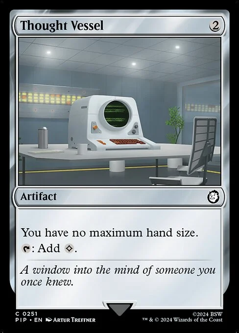 Thought Vessel, carta Magic di tipo Artifact illustrata da Artur Treffner