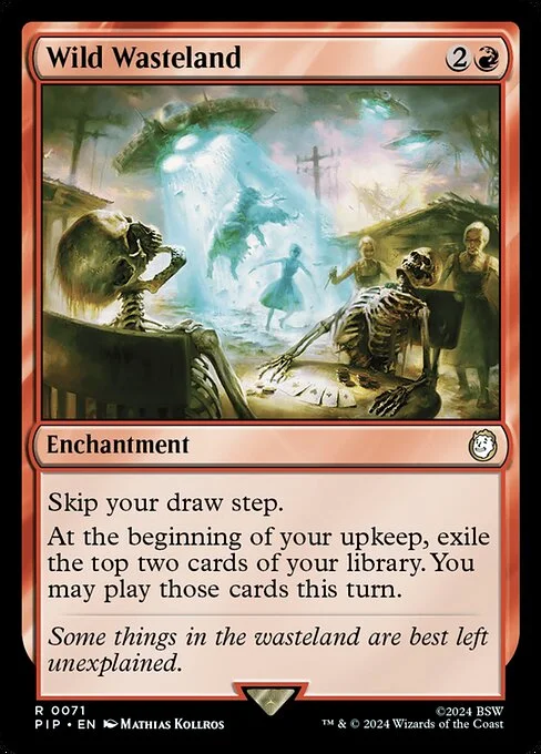 Wild Wasteland, carta Magic di tipo Enchantment illustrata da Mathias Kollros
