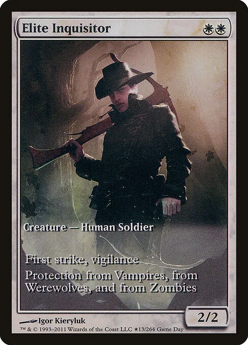 Elite Inquisitor, carta Magic di tipo Creature — Human Soldier illustrata da Igor Kieryluk