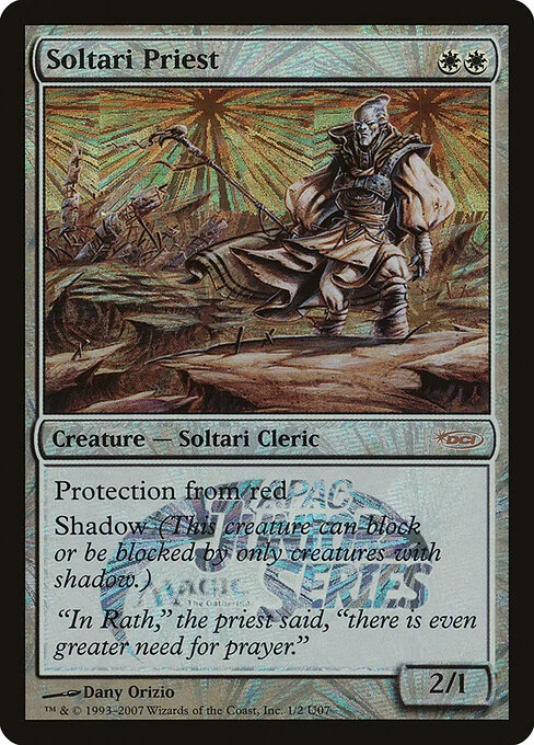 Soltari Priest, carta Magic di tipo Creature — Soltari Cleric illustrata da Dany Orizio