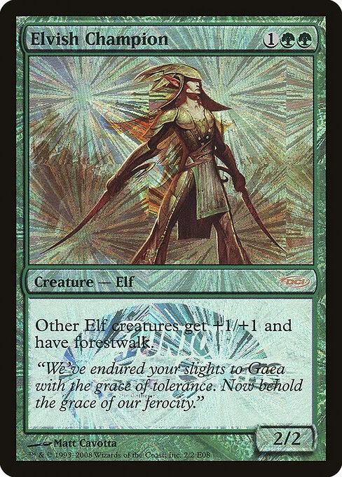 Elvish Champion, carta Magic di tipo Creature — Elf illustrata da Matt Cavotta