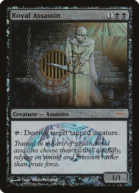 Royal Assassin, carta Magic di tipo Creature — Human Assassin illustrata da Tom Wänerstrand