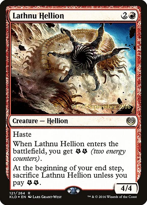 Lathnu Hellion, carta Magic di tipo Creature — Hellion illustrata da Lars Grant-West