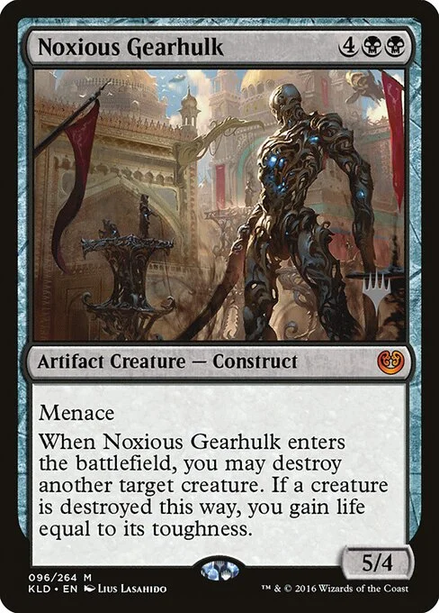 Noxious Gearhulk, carta Magic di tipo Artifact Creature — Construct illustrata da Lius Lasahido