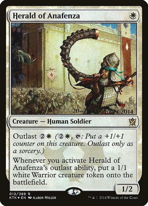 Herald of Anafenza, carta Magic di tipo Creature — Human Soldier illustrata da Aaron Miller