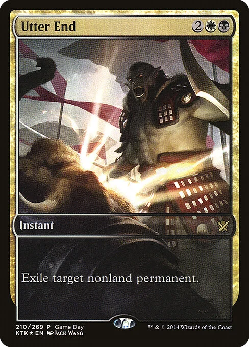 Utter End, carta Magic di tipo Instant illustrata da Jack Wang
