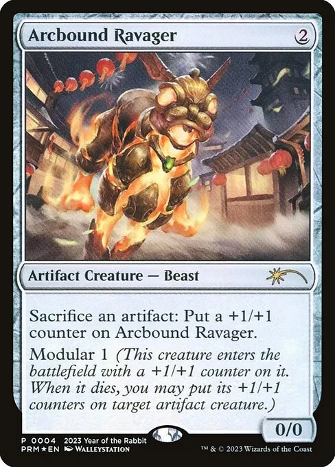 Arcbound Ravager, carta Magic di tipo Artifact Creature — Beast illustrata da Walleystation
