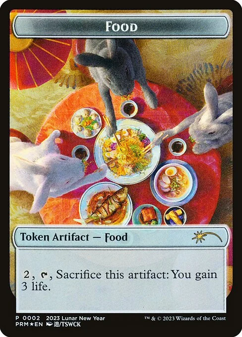 Food, carta Magic di tipo Token Artifact — Food illustrata da TSWCK