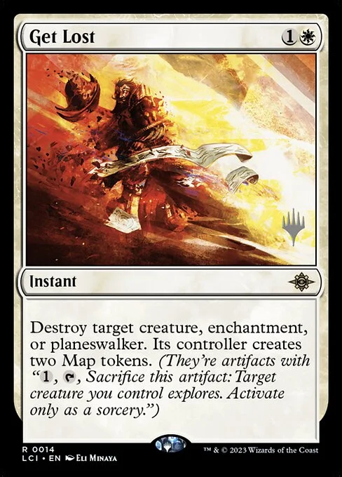 Get Lost, carta Magic di tipo Instant illustrata da Eli Minaya