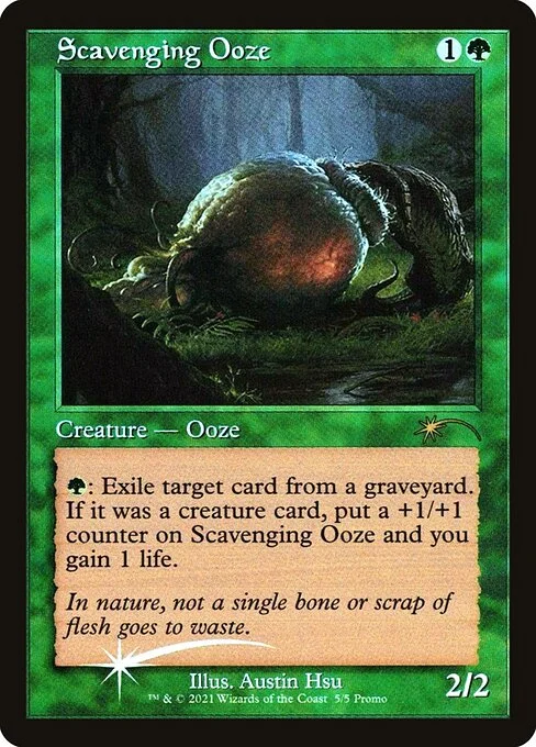 Scavenging Ooze, carta Magic di tipo Creature — Ooze illustrata da Austin Hsu