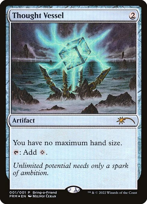 Thought Vessel, carta Magic di tipo Artifact illustrata da Milivoj Ćeran