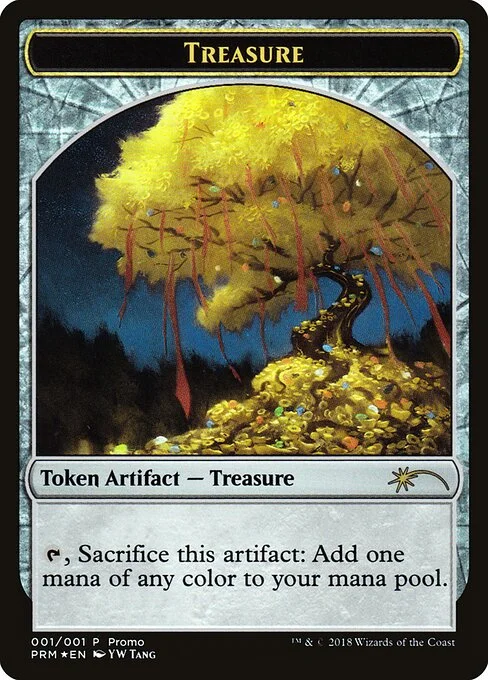 Treasure, carta Magic di tipo Token Artifact — Treasure illustrata da YW Tang
