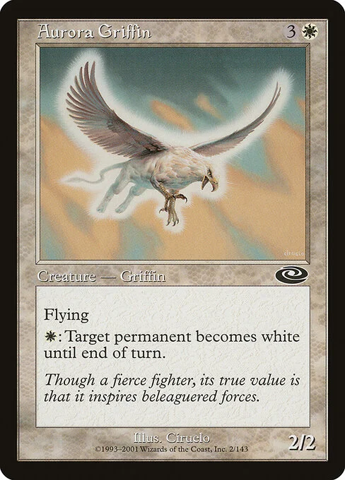 Aurora Griffin, carta Magic di tipo Creature — Griffin illustrata da Ciruelo