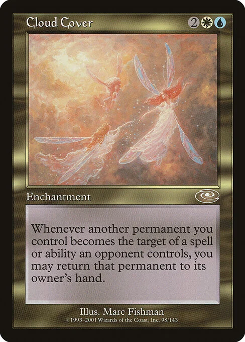 Cloud Cover, carta Magic di tipo Enchantment illustrata da Marc Fishman