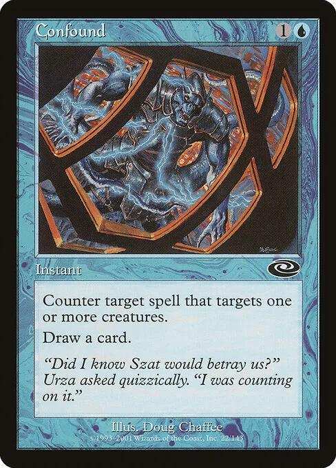 Confound, carta Magic di tipo Instant illustrata da Doug Chaffee