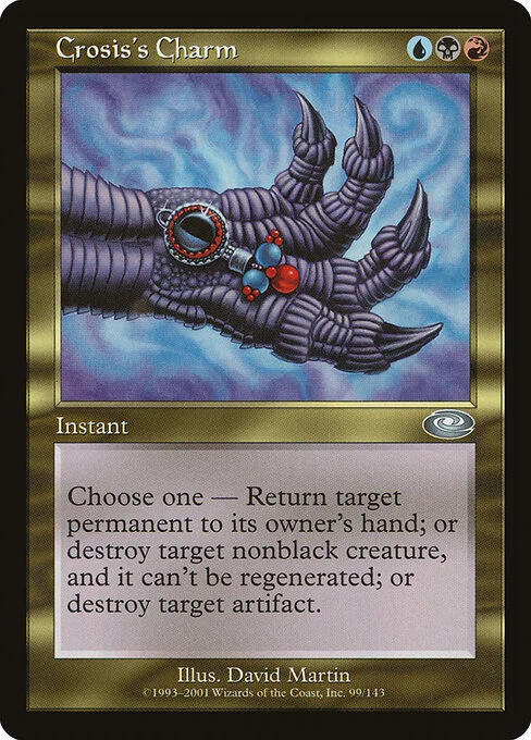 Crosis's Charm, carta Magic di tipo Instant illustrata da David Martin
