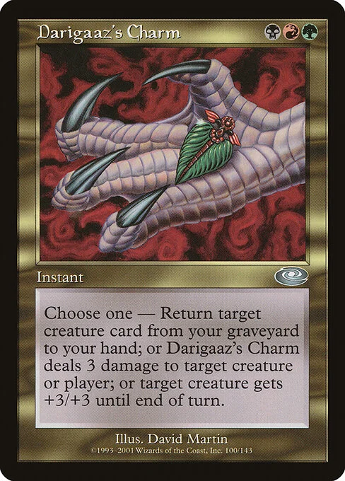 Darigaaz's Charm, carta Magic di tipo Instant illustrata da David Martin