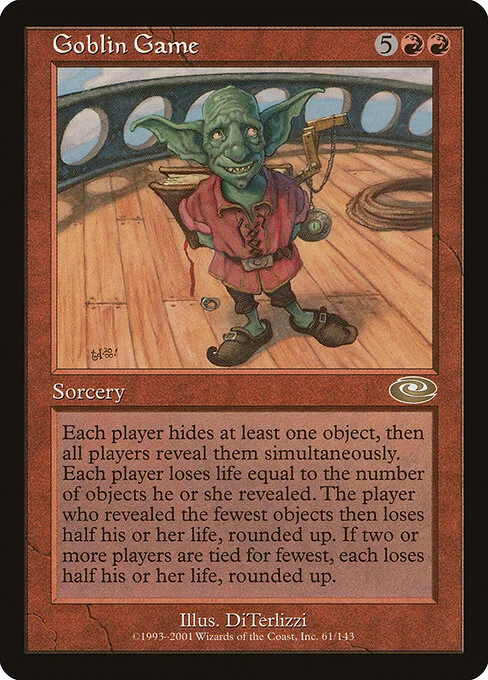Goblin Game, carta Magic di tipo Sorcery illustrata da DiTerlizzi