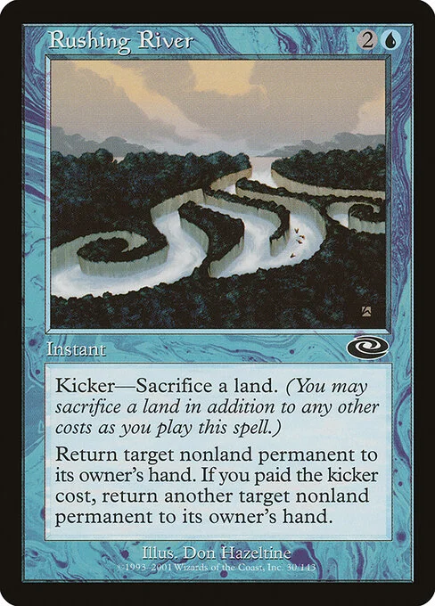 Rushing River, carta Magic di tipo Instant illustrata da Don Hazeltine
