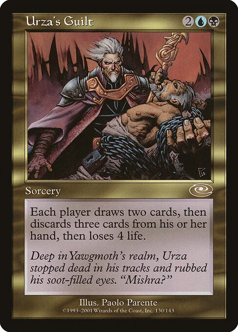 Urza's Guilt, carta Magic di tipo Sorcery illustrata da Paolo Parente