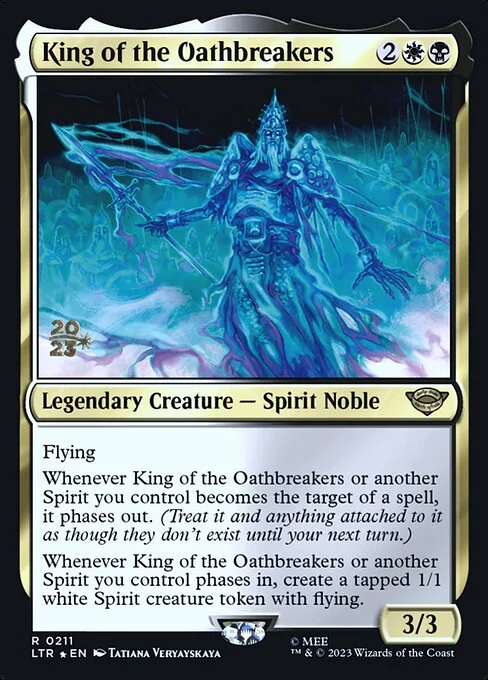 King of the Oathbreakers, carta Magic di tipo Legendary Creature — Spirit Noble illustrata da Tatiana Veryayskaya